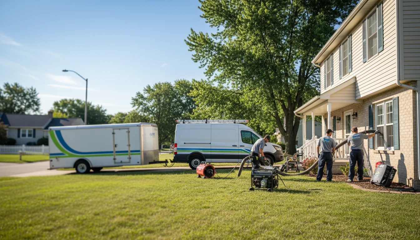 Flooded Basement Restoration And Cleanup With Repair in Ferrysburg, MI near me